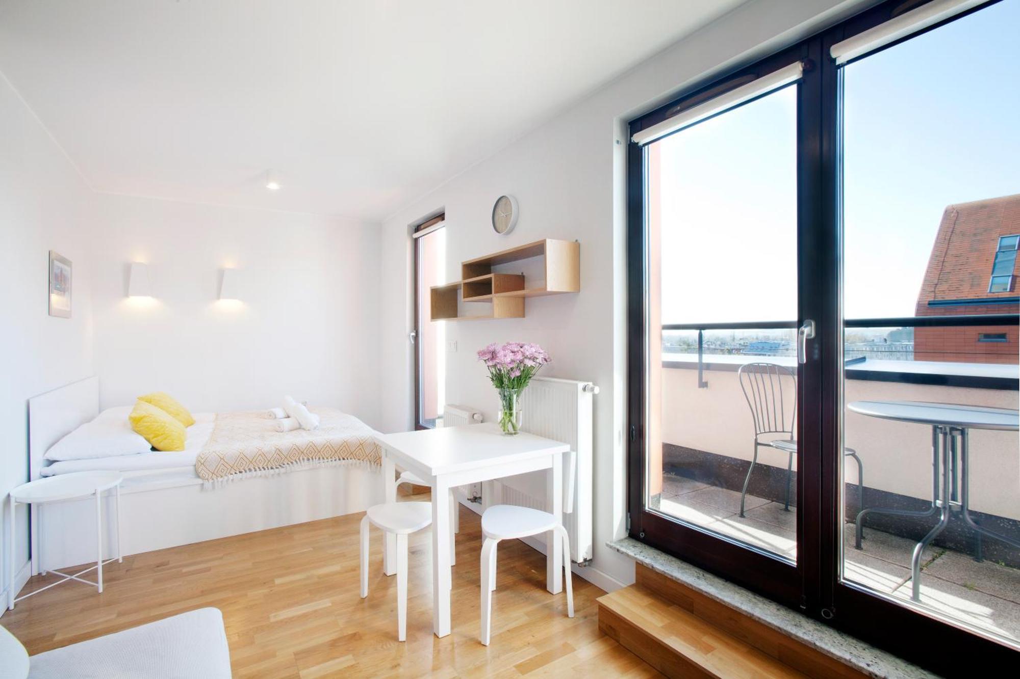Marine Studio With Balcony And Parking By Tyzenhauz Gdansk Bagian luar foto